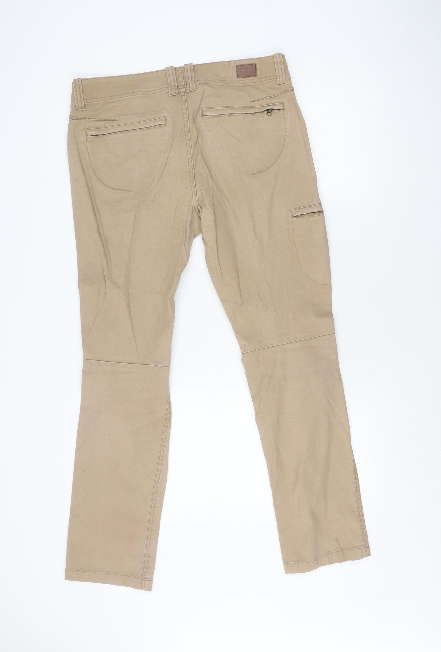 Kathmandu Women's Beige Cargo Trousers, Size 12, Spring