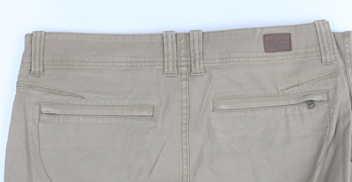 Kathmandu Women's Beige Cargo Trousers, Size 12, Spring