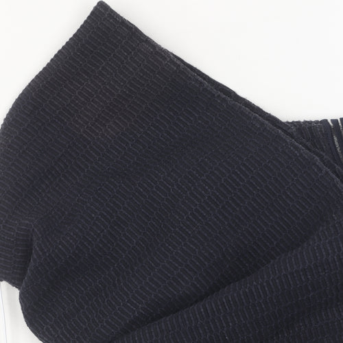 Armani Exchange Women's Black Midi A-Line Skirt XS