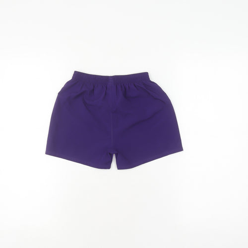 New Balance Boys Purple Athletic Football Shorts 4-5Y