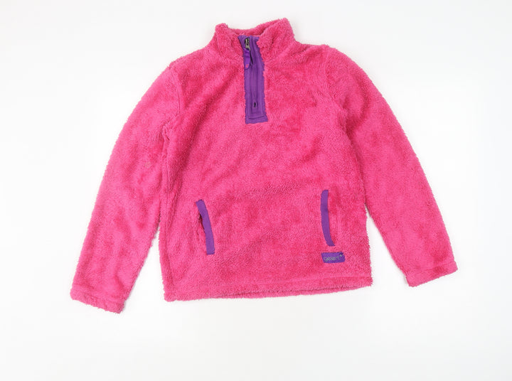 Gelert Girls Pink Fleece Pullover Sweatshirt, 13 Years
