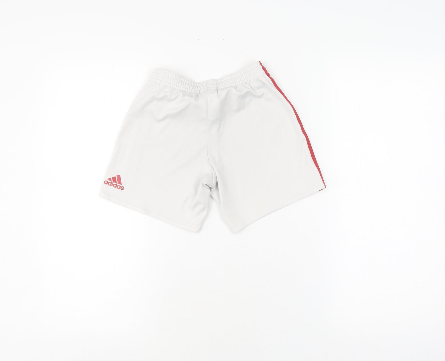 Adidas Boys' White Manchester United Athletic Shorts 5-6 Years