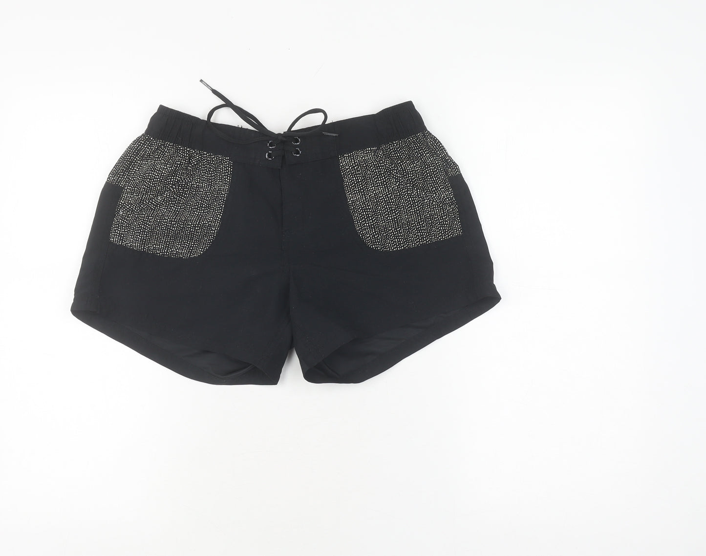 FatFace Women's Black Bermuda Shorts Size 8