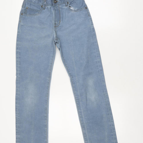 Gap Girls Blue Straight Jeans, 12 Years, Light Wash
