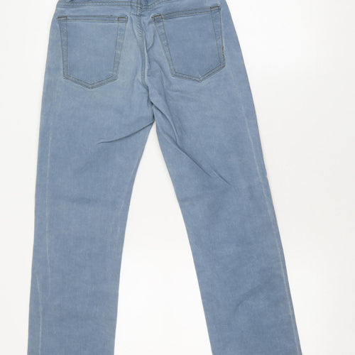 Gap Girls Blue Straight Jeans, 12 Years, Light Wash