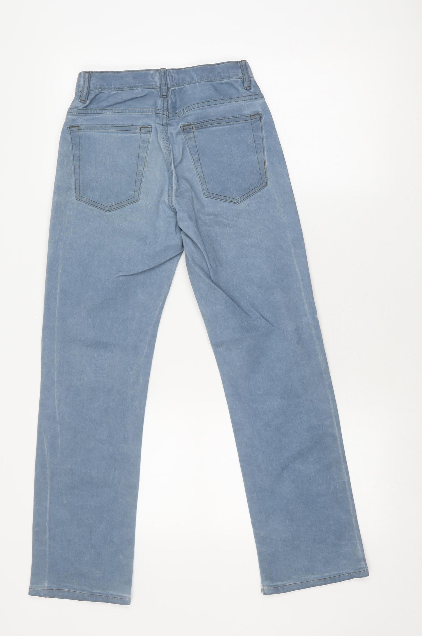 Gap Girls Blue Straight Jeans, 12 Years, Light Wash