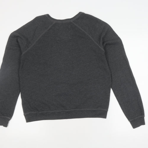 Abercrombie & Fitch Girls Black Sequin Pullover Sweatshirt Size L