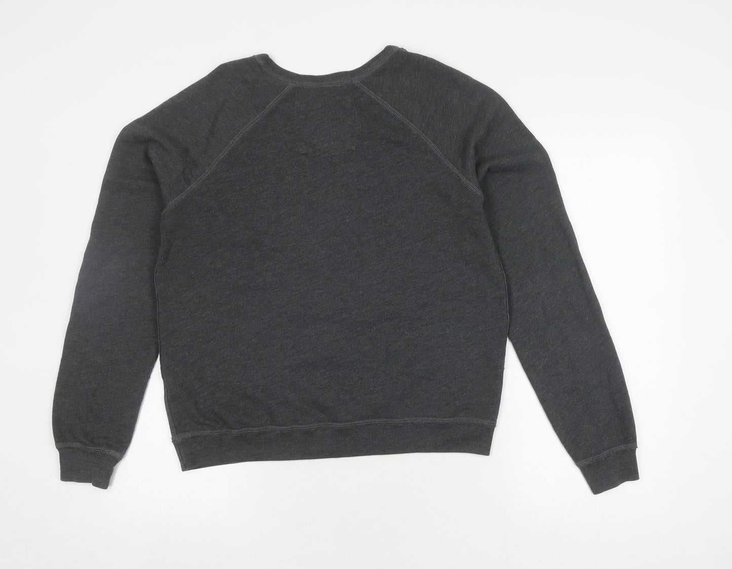 Abercrombie & Fitch Girls Black Sequin Pullover Sweatshirt Size L