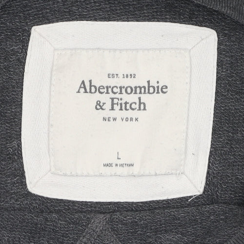 Abercrombie & Fitch Girls Black Sequin Pullover Sweatshirt Size L