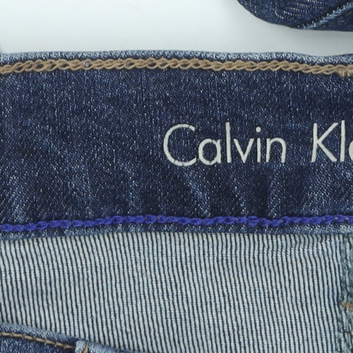 Calvin Klein Women's Blue Skinny Jeans Size L