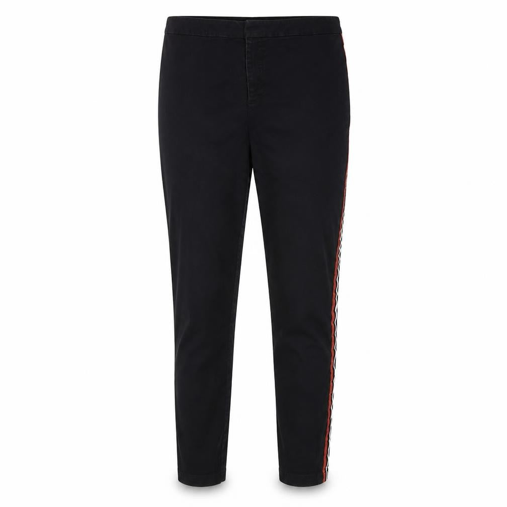 ASOS Women's Black Skinny Jeans Size 12 with Stripes