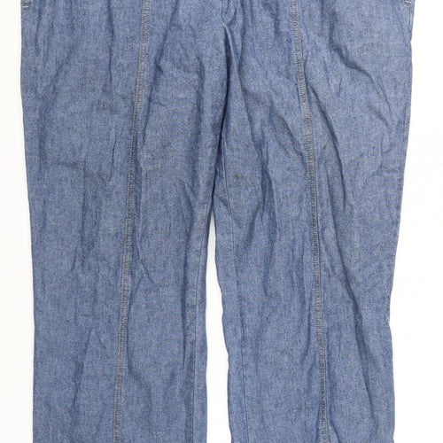 Damart Women's Blue Straight Jeans, Size 16