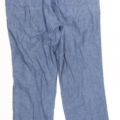 Damart Women's Blue Straight Jeans, Size 16