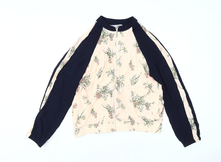 Red Herring Women's Floral Bomber Jacket Size 16