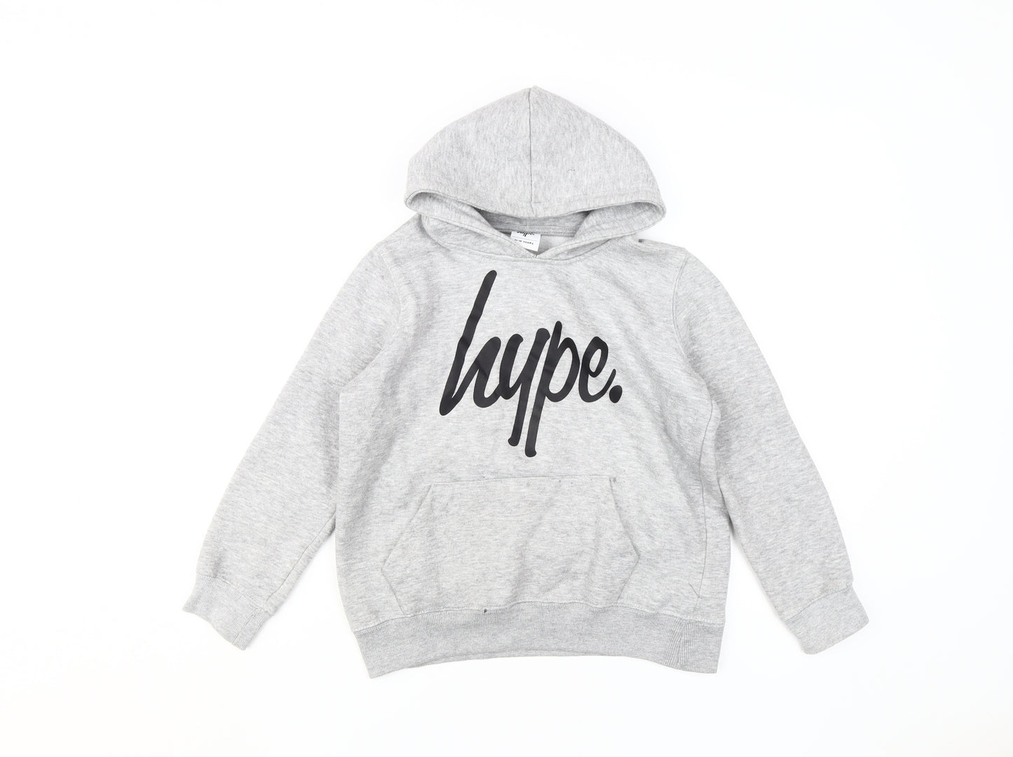 Hype Boys Grey Pullover Hoodie 11-12 Years - Graphic Print