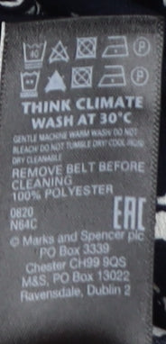 Marks and Spencer Women's Blue Floral Shirt Dress Size 20