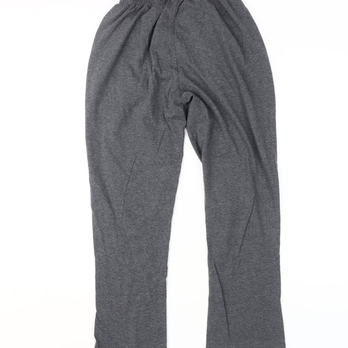 Slazenger Men's Grey Sweatpants Size S - Regular Fit Elastic Waist