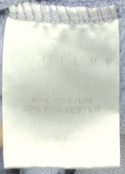 Couture Women's Blue Pullover Hoodie Size 8