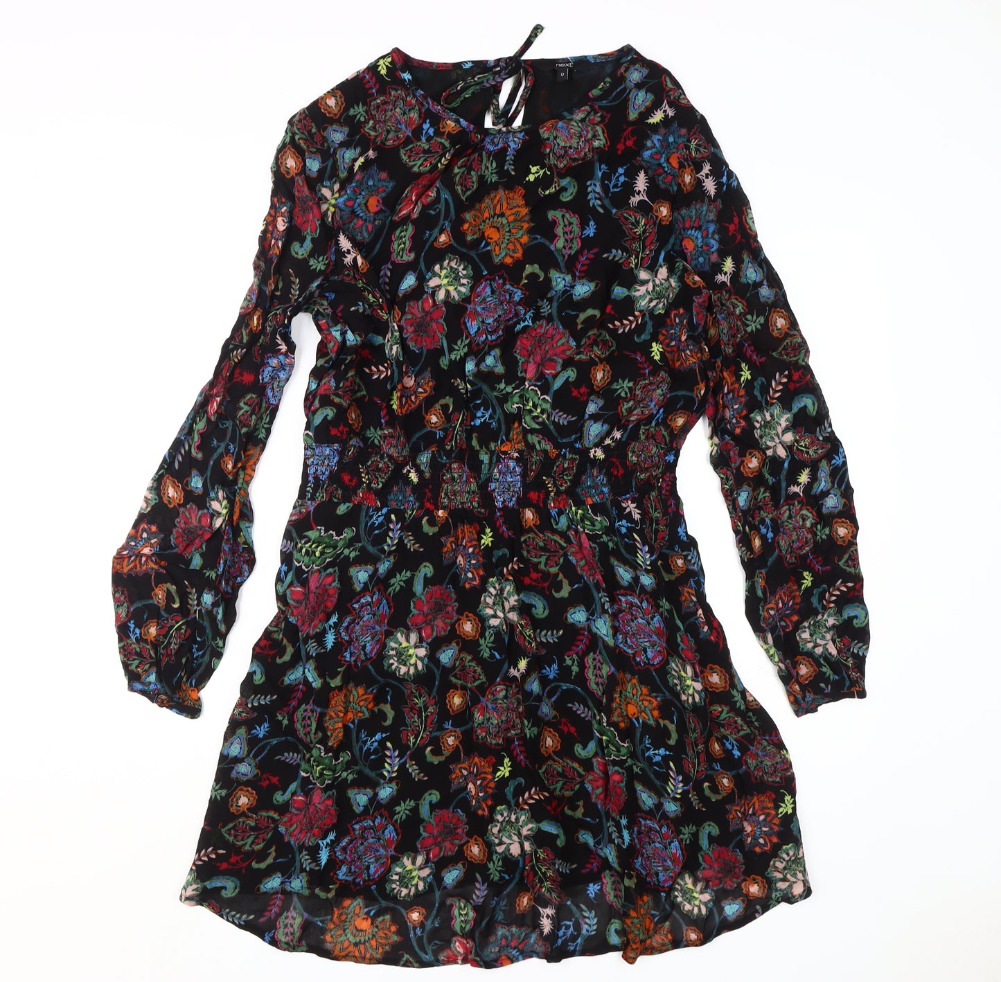 Next Women's Multicoloured Floral Dress Size 12