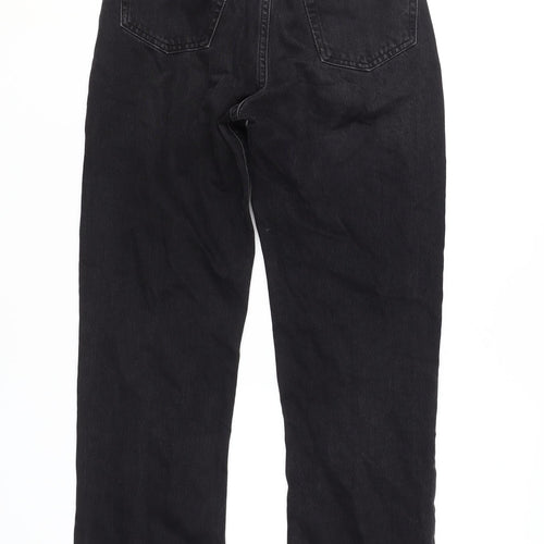 Topshop Women's Black Straight Jeans Size 4 Classic Fit