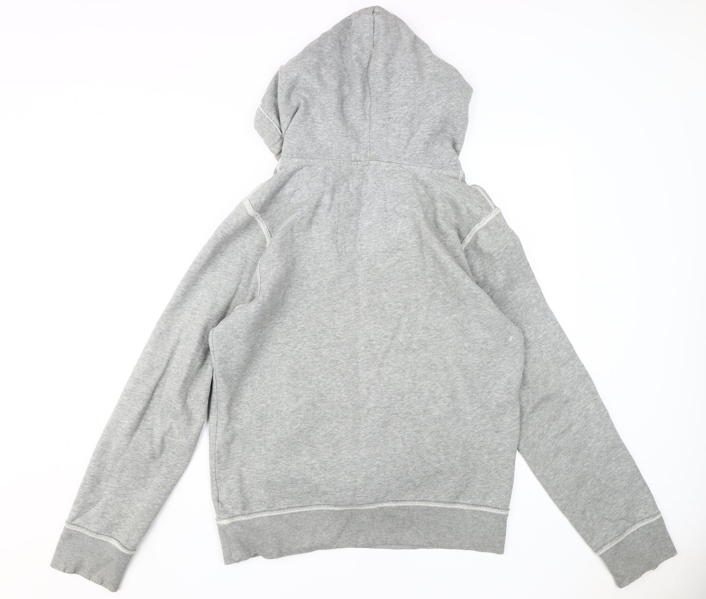Hollister Men's Grey Pullover Hoodie, Size M