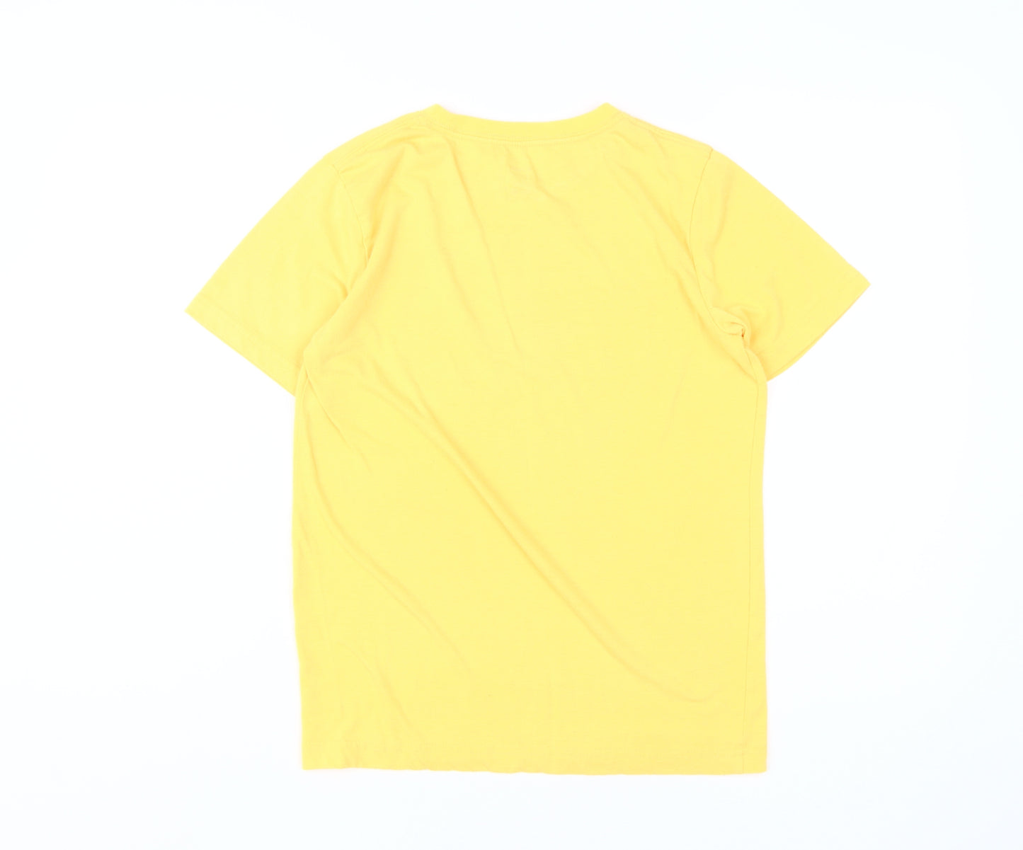 Converse Boys Yellow Logo T-Shirt L