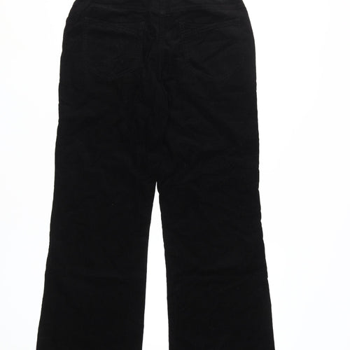 Laura Ashley Women's Black Cotton Trousers Size 10