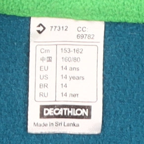 Decathlon Boys Blue Fleece Pullover Sweatshirt 14 Years