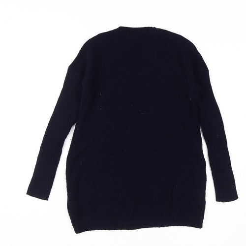 Mayoral Jeans Teens Blue Cable-Knit Pullover Jumper