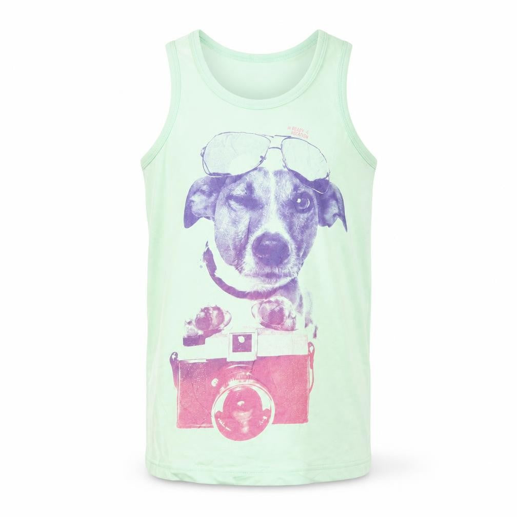 Gap Kids Boys Green Graphic Tank 14-15 Years