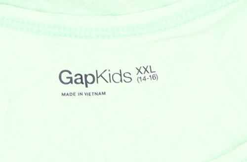Gap Kids Boys Green Graphic Tank 14-15 Years