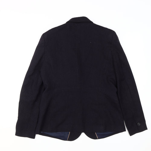 Next Women's Black Pinstripe Blazer, Size 14