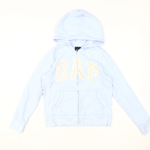 Gap Girls Blue Full Zip Hoodie 2XL Logo Casual