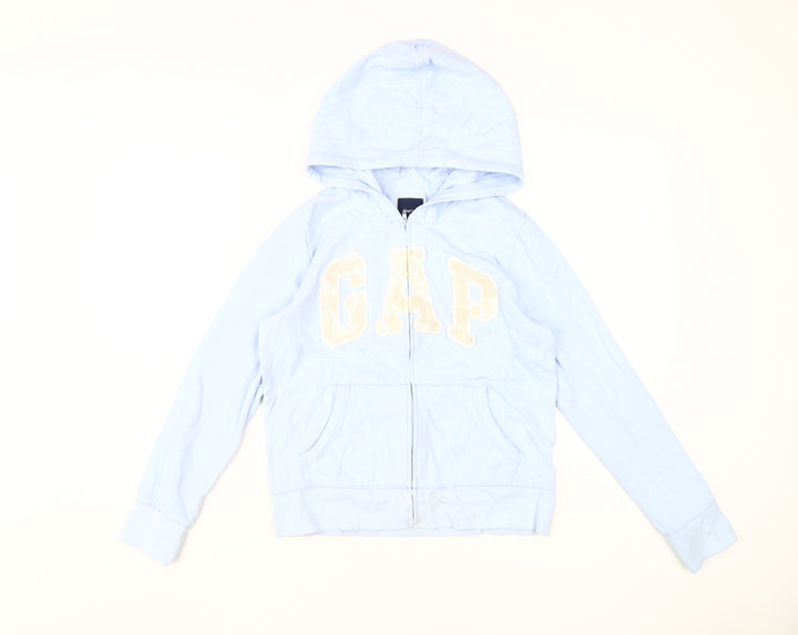 Gap Girls Blue Full Zip Hoodie 2XL Logo Casual
