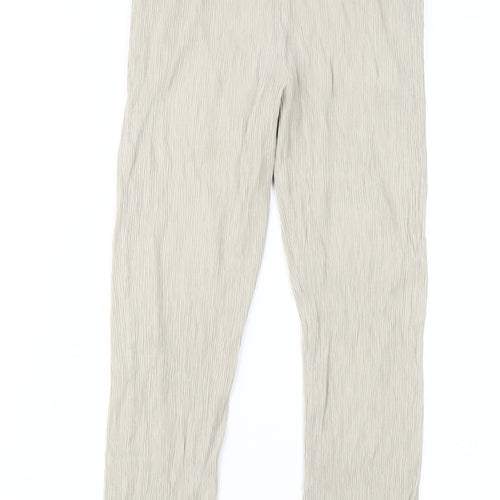 Damart Women's Ivory Straight Trousers Size 14