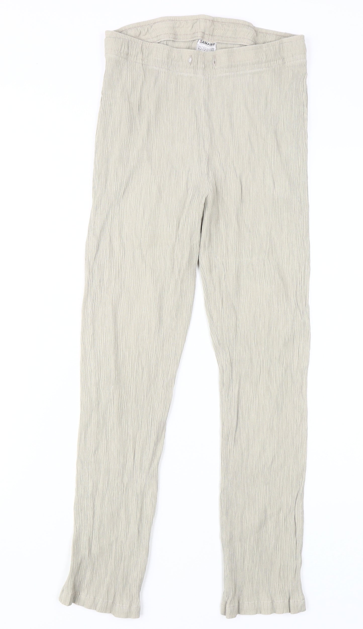 Damart Women's Ivory Straight Trousers Size 14