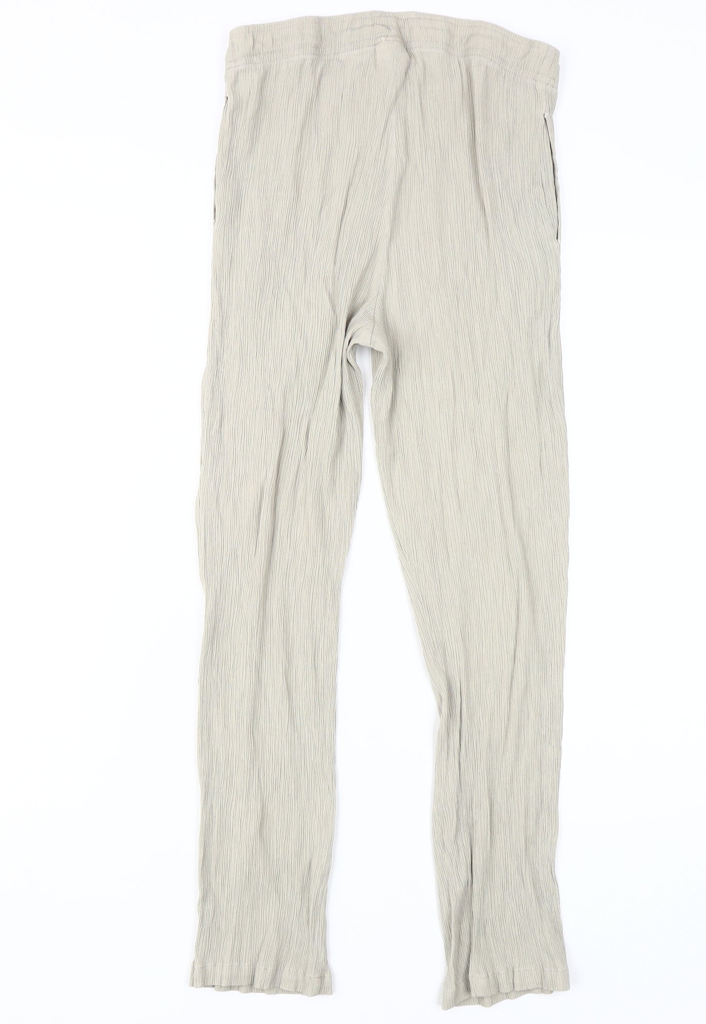 Damart Women's Ivory Straight Trousers Size 14
