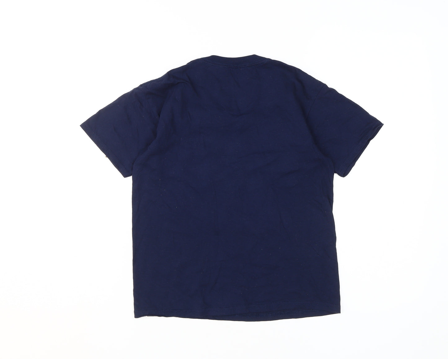 Disney Boys Blue Jolly Christmas T-Shirt, Size M