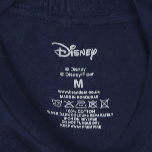 Disney Boys Blue Jolly Christmas T-Shirt, Size M