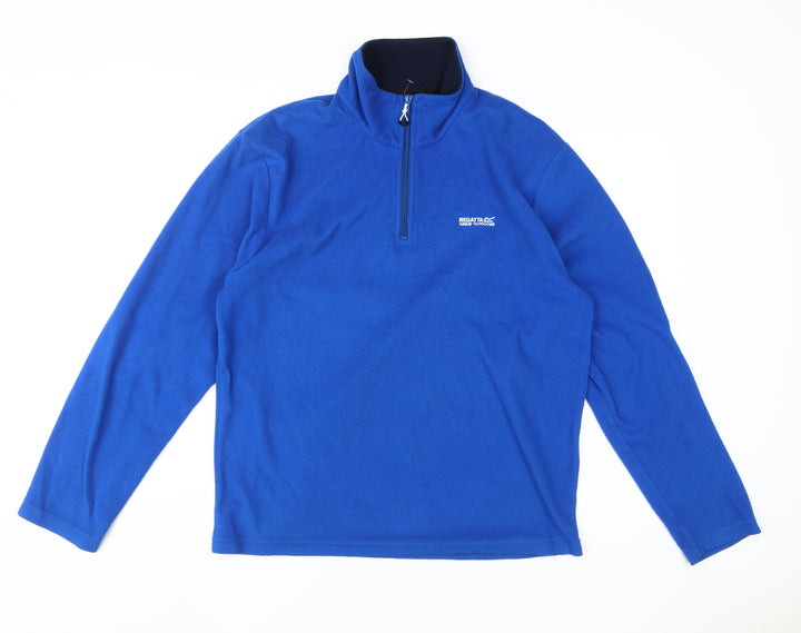 Regatta Men's Blue 1/4 Zip Sweatshirt M
