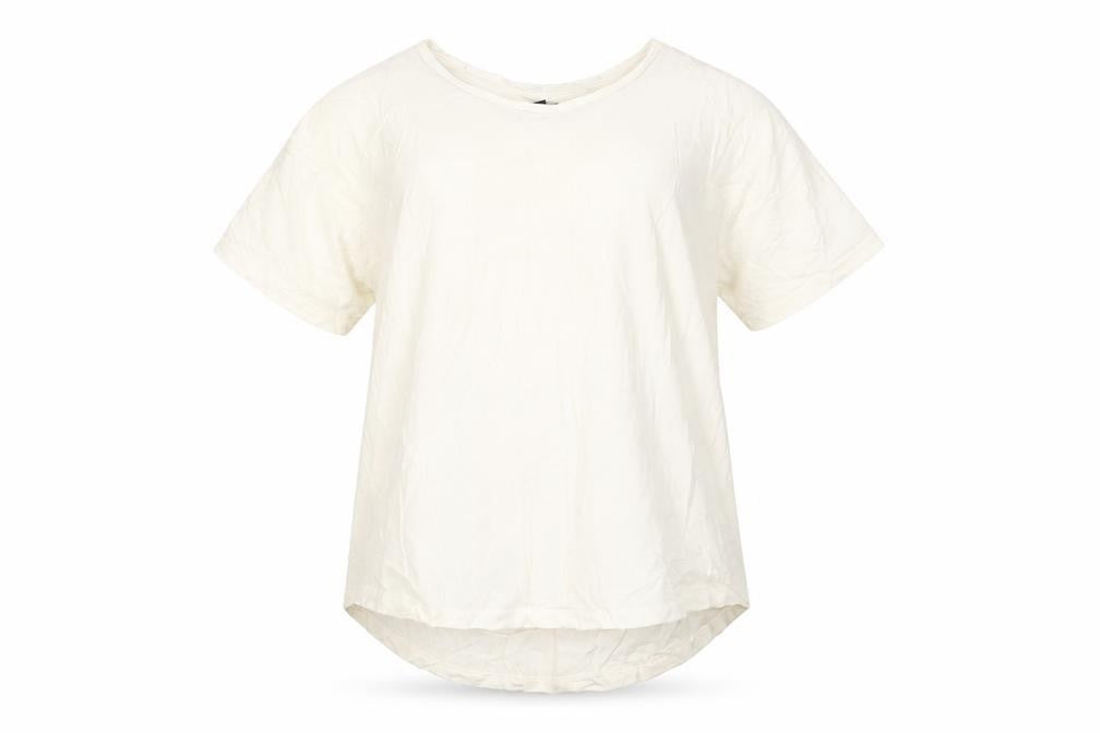 Gap Girls White T-Shirt, Size 14-16, Cotton Modal Blend