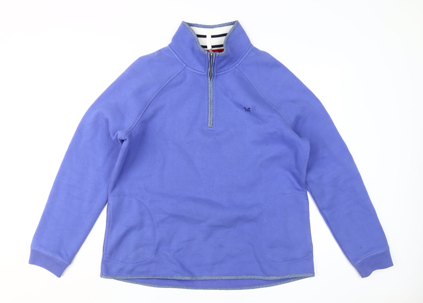 Crew Clothing Women's Blue Pullover Sweatshirt, Size 16