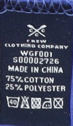 Crew Clothing Women's Blue Pullover Sweatshirt, Size 16