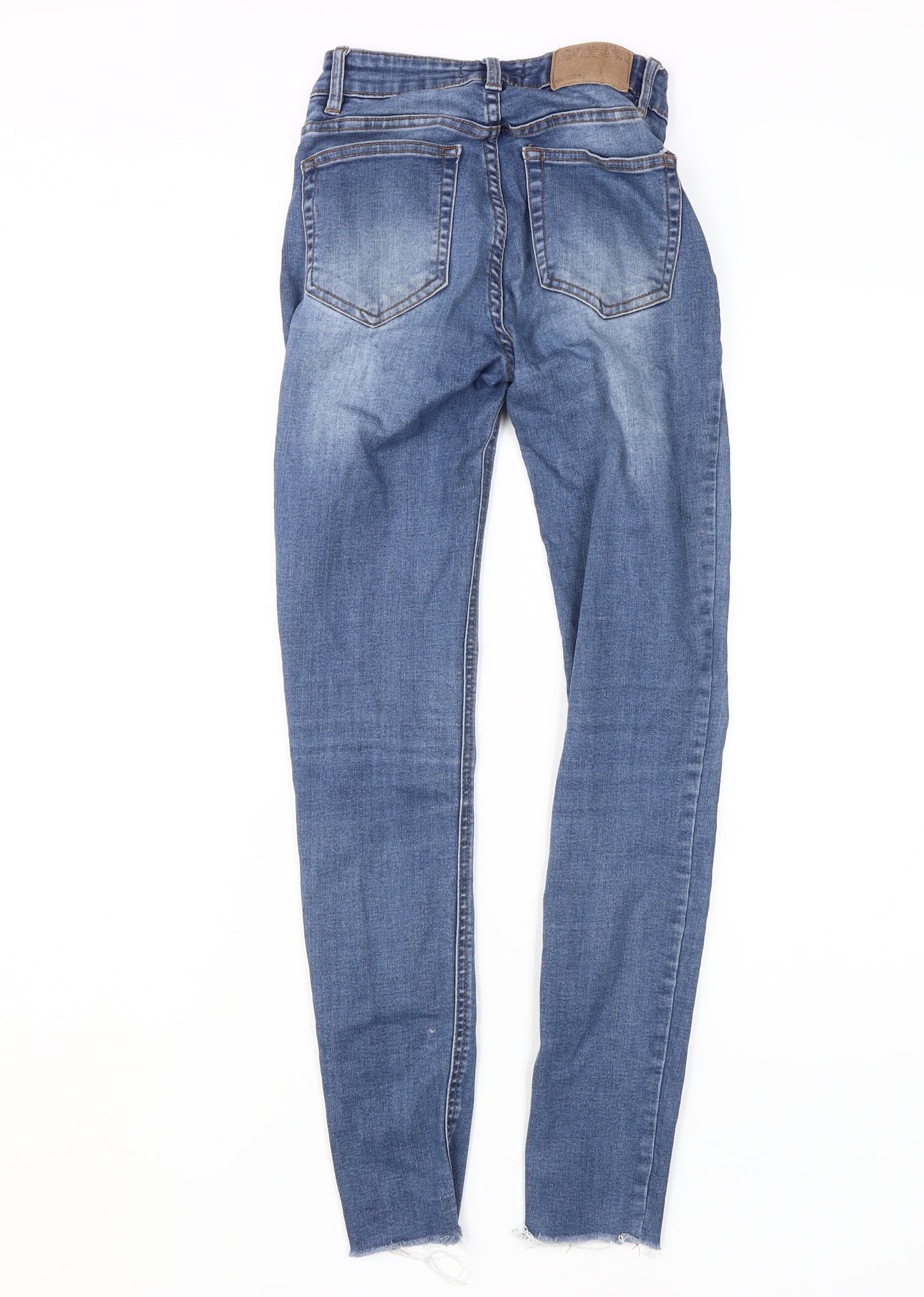 Pull&Bear Women's Blue Skinny Jeans Size 6