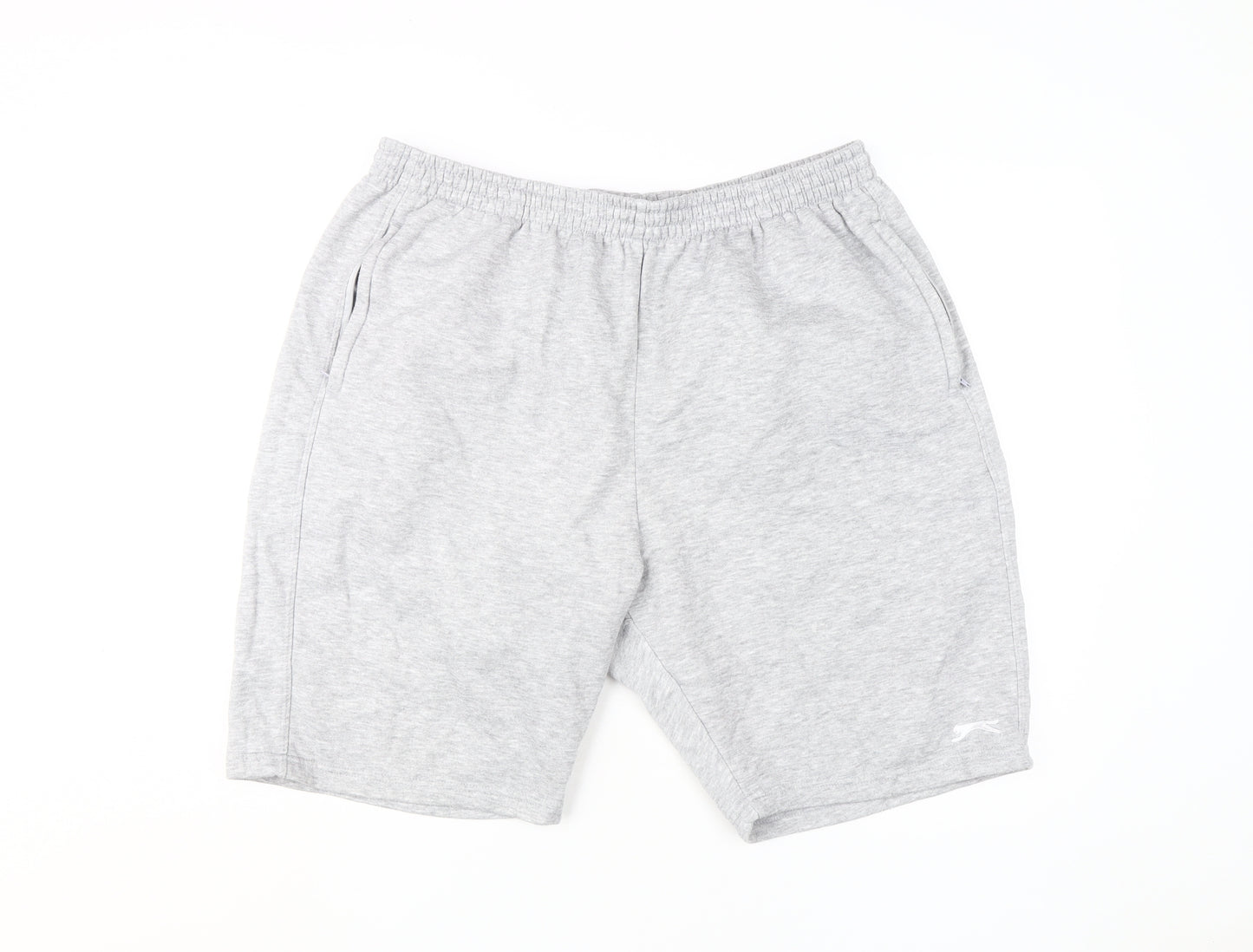 Slazenger Men's Grey 3XL Sweat Shorts, Casual & Comfortable