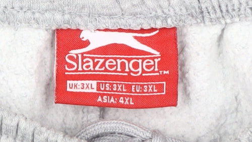 Slazenger Men's Grey 3XL Sweat Shorts, Casual & Comfortable