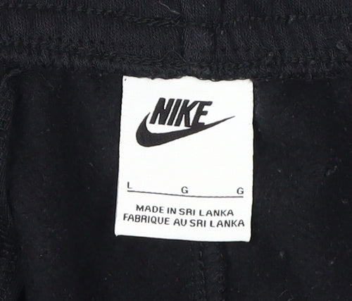 Nike Men's Black Jogger Trousers L Casual