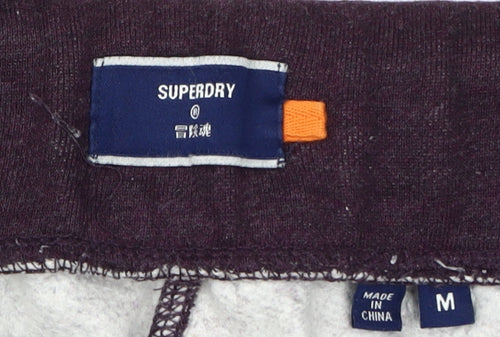 Superdry Men's Purple Jogger Trousers M