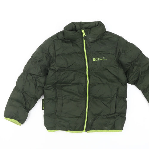 Mountain Warehouse Boys Green Puffer Jacket 2-3 Years