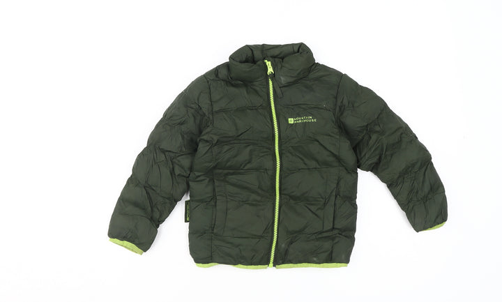 Mountain Warehouse Boys Green Puffer Jacket 2-3 Years